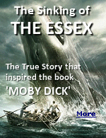Herman Melville drew inspiration for Moby-Dick from the 1820 whale attack on the Essex. Ron Howard's 2013 movie ''In The Heart of the Sea'' told the story. 